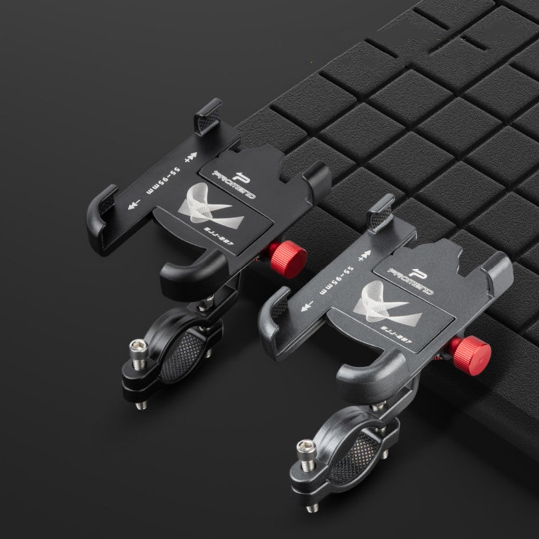 Support de téléphone rotatif pour vélo en alliage d'aluminium